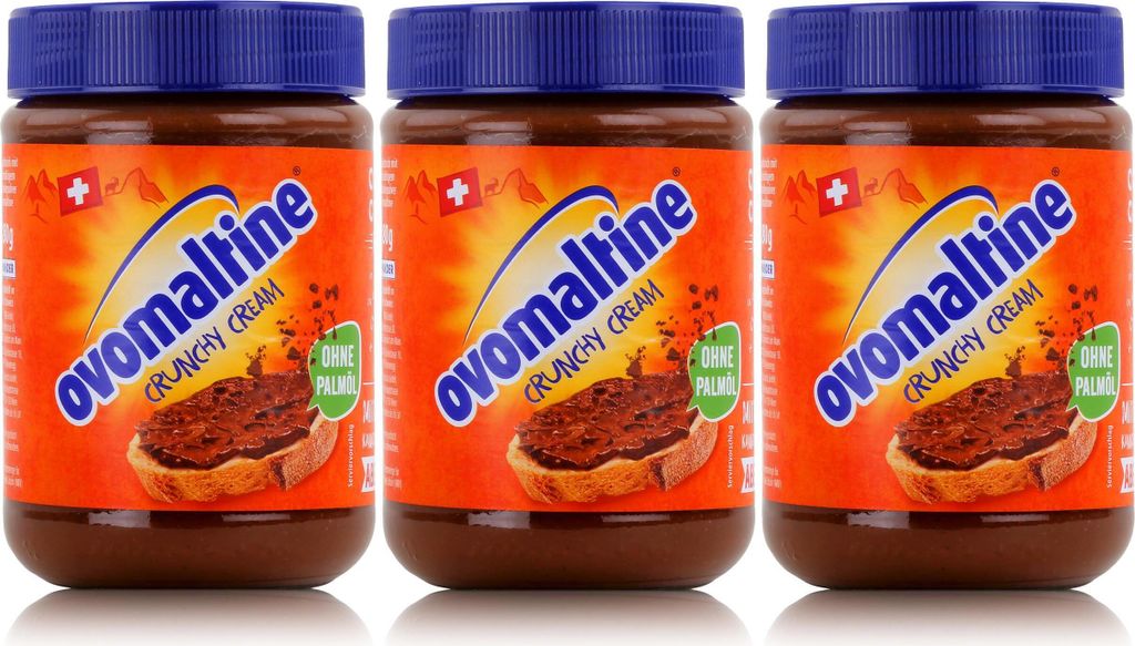 Ovomaltine Crunchy Cream 380g Schoko-Creme Brotaufstrich Produktbild 