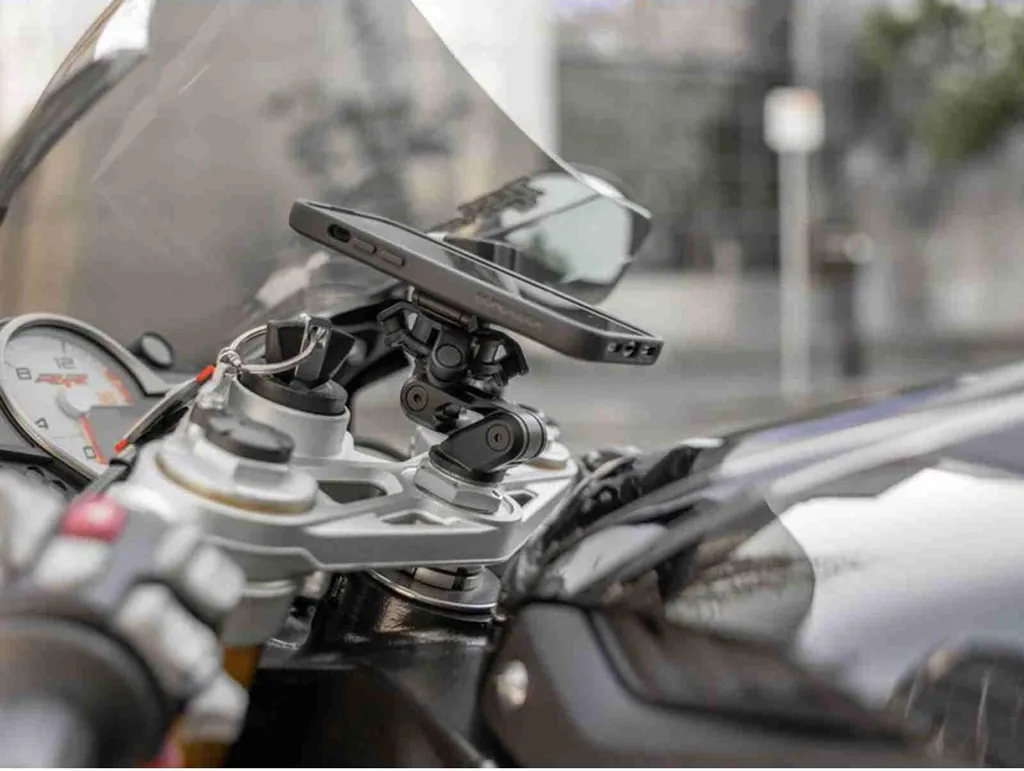 Fixation Smartphone pour Fourche Moto pour Navigation GPS et Roadtrips - 5
