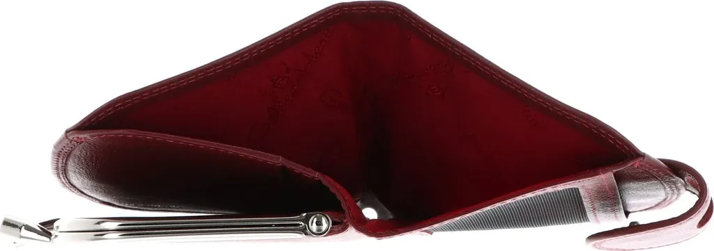Portafoglio RFID Golden Head Polo Rosso - Nappa Bovina Certificata - 5