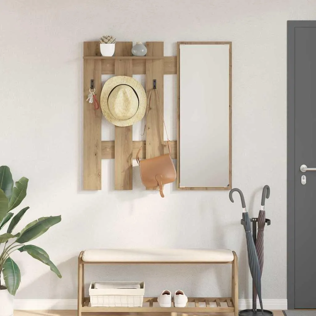 VIDAXL - Comodino Grigio Sonoma 34x36x70 Cm In Legno Multistrato