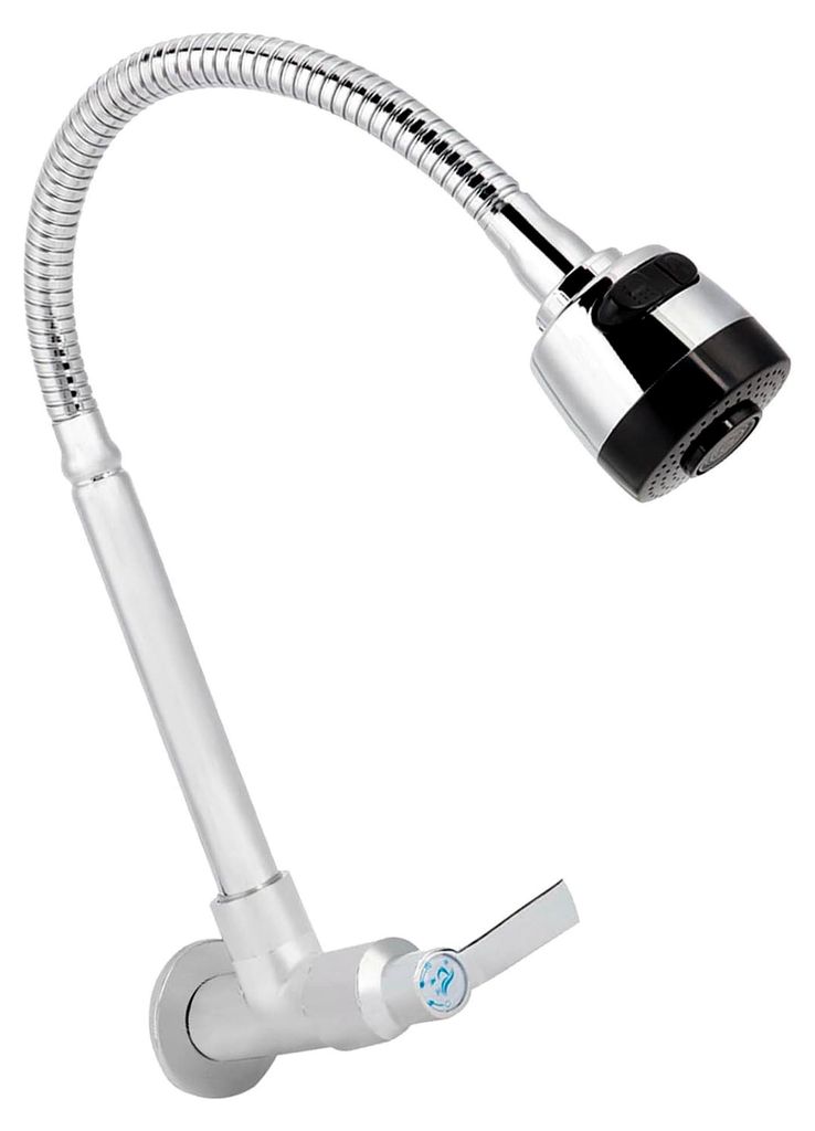 360 ° drehbarer kalter Wasserhahn mit modernem Design und hochwertigen Materialien für Küche und Badezimmer. Stilvoller und praktischer Wandmont...
