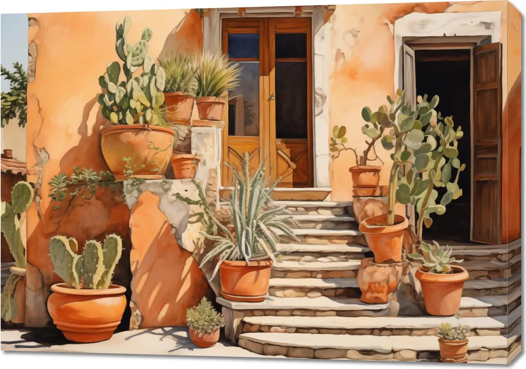 Image 100x70 cm Cactus : Habillez vos Murs Vides avec un Style Solaire