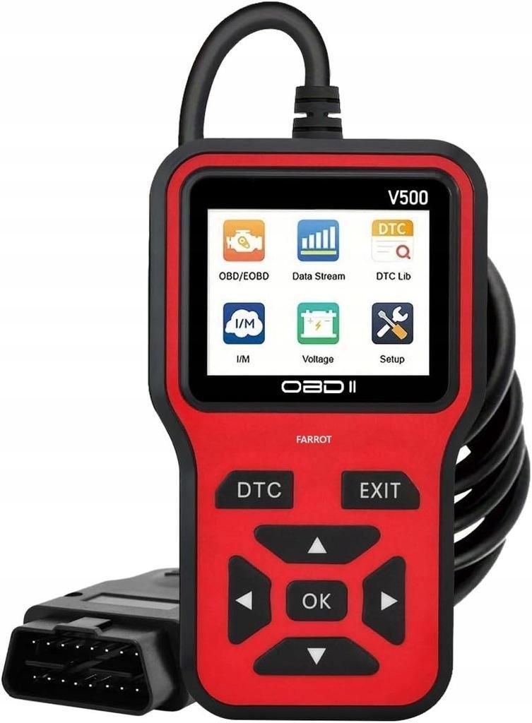 Diagnostický skener rozhraní OBD2 tester mazání osobních Obrázek produktu 