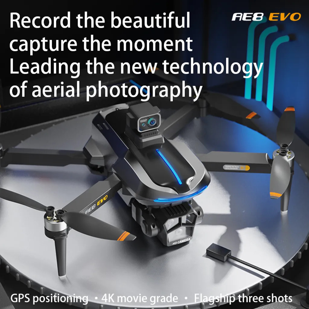 Drone GPS ZELURXX avec triple caméra et évitement d'obstacles - 6
