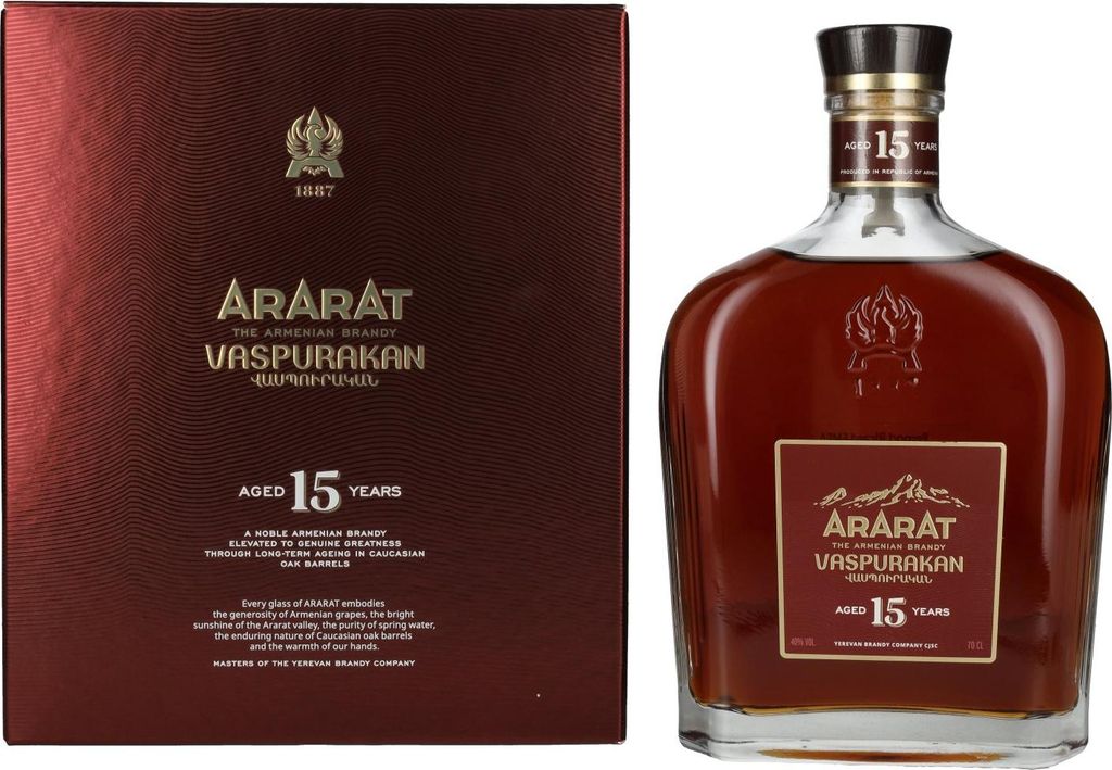 Ararat Vaspurakan 15 Years Old 40% Vol. 0,7l in Geschenkbox