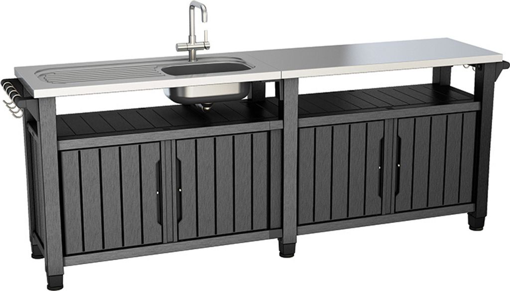 KETER Unity Chef Gartenküche 415 L Graphit 249459