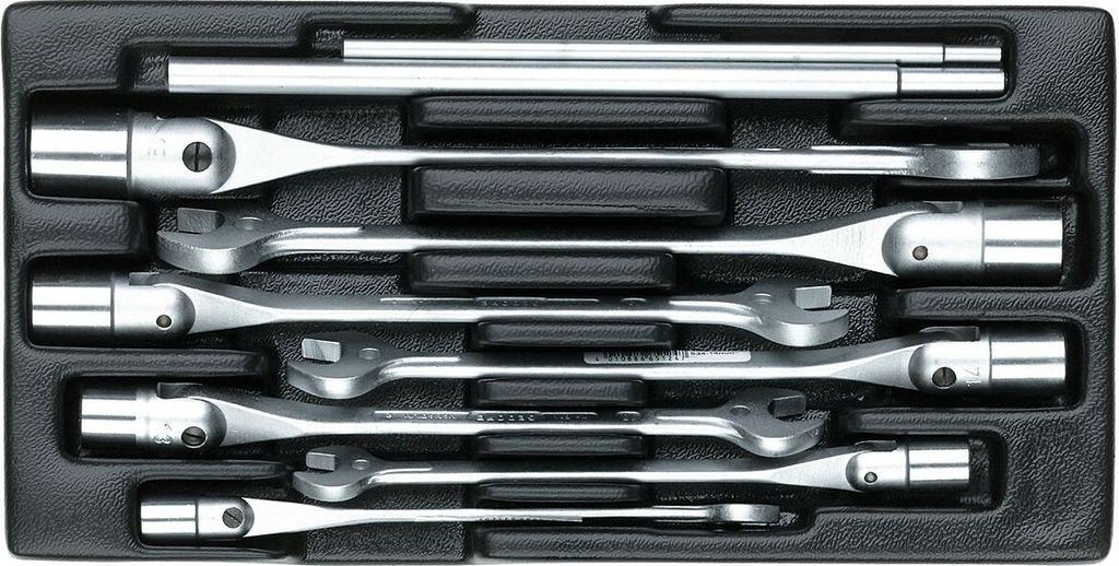 GEDORE 1500 ES-534 Maul-Steckschlüssel-Satz in 1/3 ES-Modul, 1813196