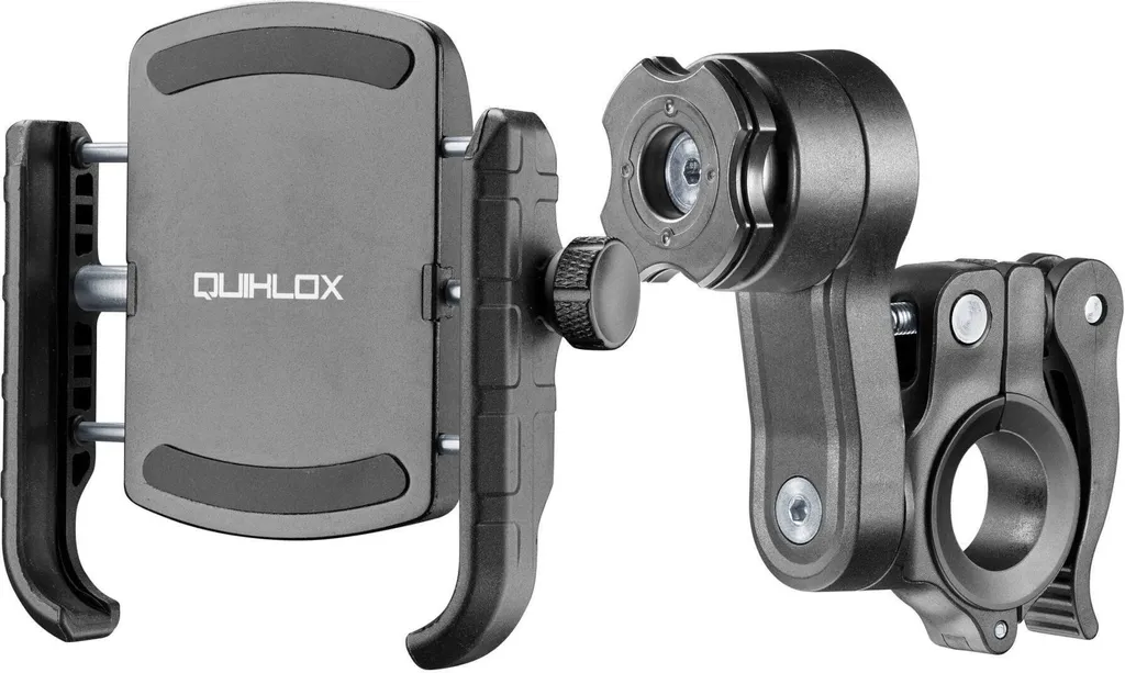 Support Téléphone Miroir Quiklox Interphone avec Fixation Rapide 360°