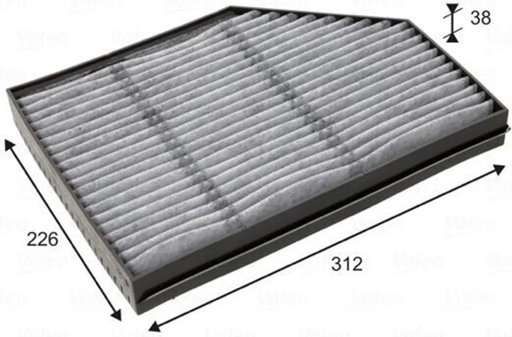 Filtre Habitacle Anti-Pollution Valeo 716065 pour Twingo I et Mondeo IV