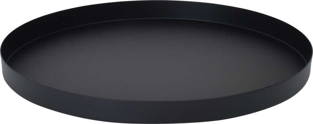 LOFT42 Tablett Tablett aus Metall – Schwarz – Ø40 cm Produktbild 