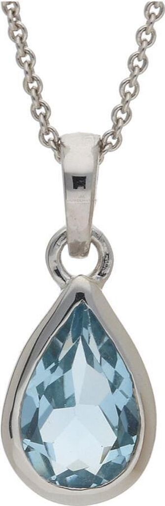 Kettenanhänger Silber 925 Blautopas JL10-02-2128 JuwelmaLux