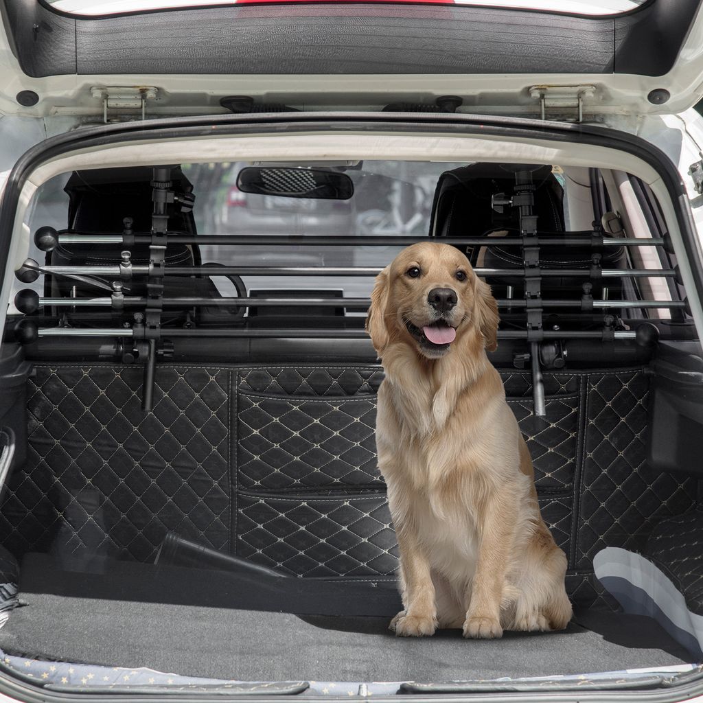 Gepäckraumgitter Kofferraum Universal Trenngitter für Hunde Auto , SUV  Schutzgitter Hundegitter für den sicheren Transport