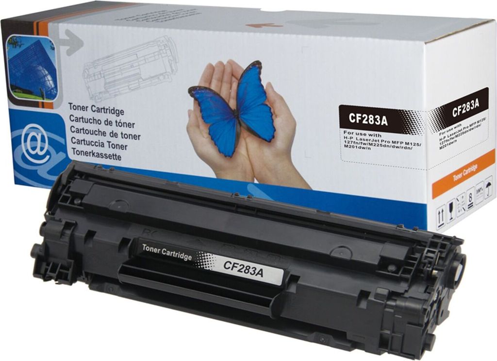 Kompatibler Toner Ersatz für HP CF283A (83A), passend für HP LaserJet Pro M120, M125, M126, M127, M128, M200, M201, M202, M225, M226 Serien