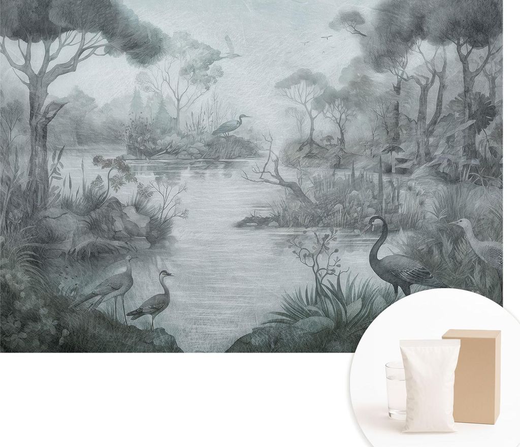 Fototapete - Wandbilder für Wohnzimmer - 208x146 cm - Dekorative Wandfolie - Modernes Design für Wanddekoration - Tapeten für Innenräume - Natu...