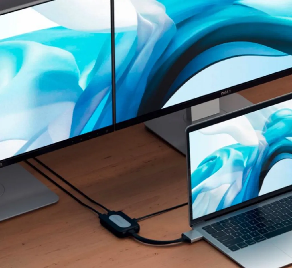 Adaptateur Double Écran HDMI pour Télétravail Satechi USB-C ST-TCDHAS 4K - 4
