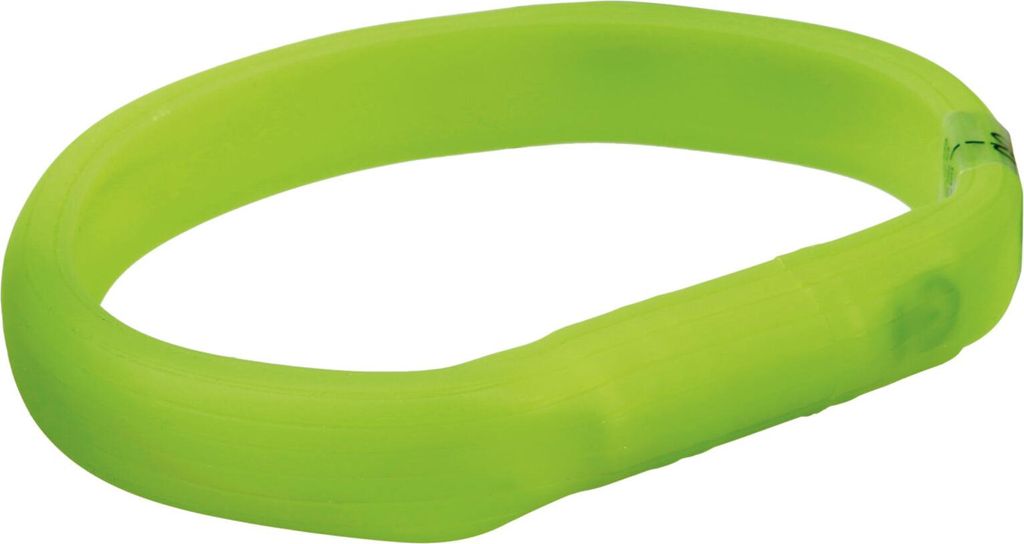 TRIXIE Flash Leuchtband USB - grün - 50 cm/18 mm