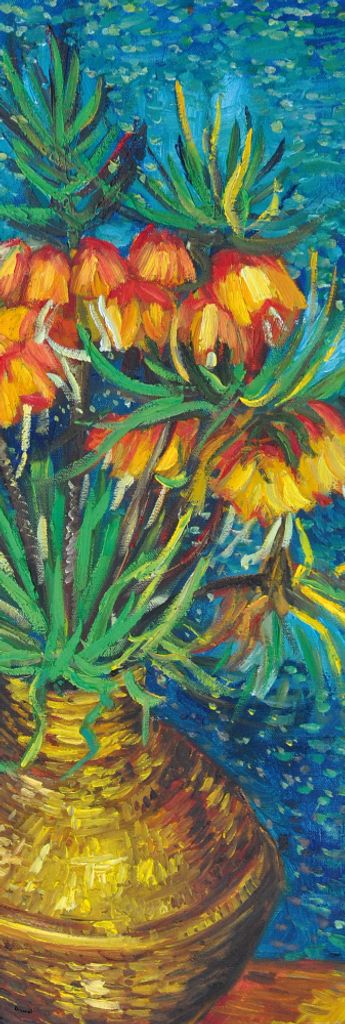 Vincent Van Gogh Kunstdruck Bild - Kaiserkronen In Einer Kupfervase, 1887 (158 x 53 cm)
