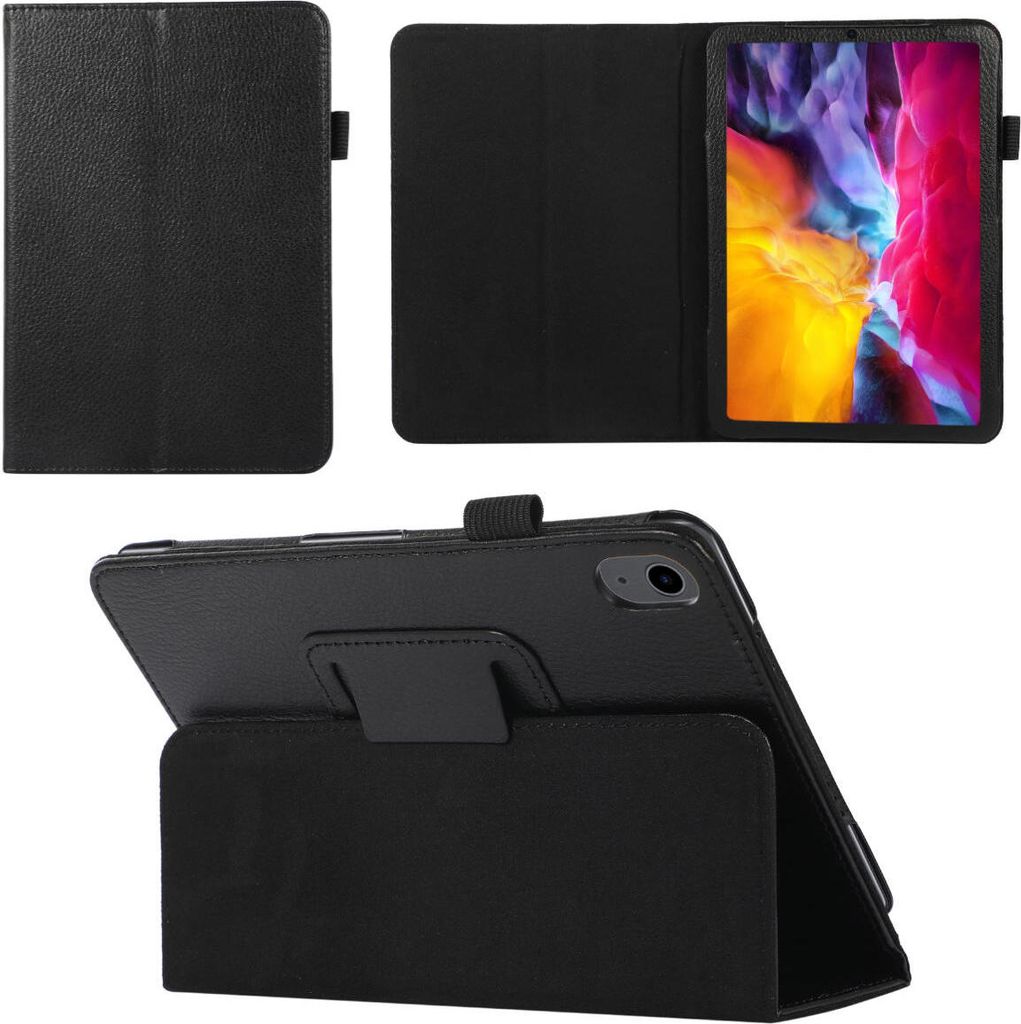 Für Apple iPad Mini 2024 8.3 Zoll / Mini 6 2021 Kunstleder Hülle Tasche Schwarz