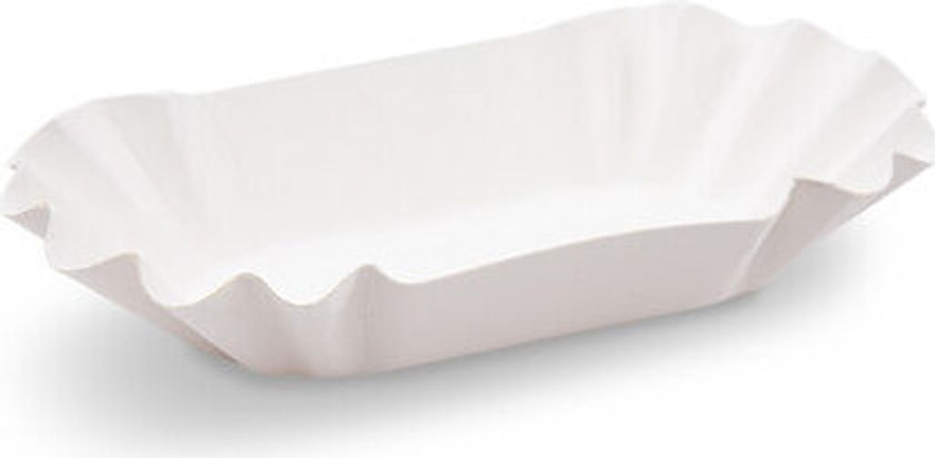 1250x BIONATURE Pappschalen aus Frischfaser 17,5 x 10,5 x 3 cm fettdicht