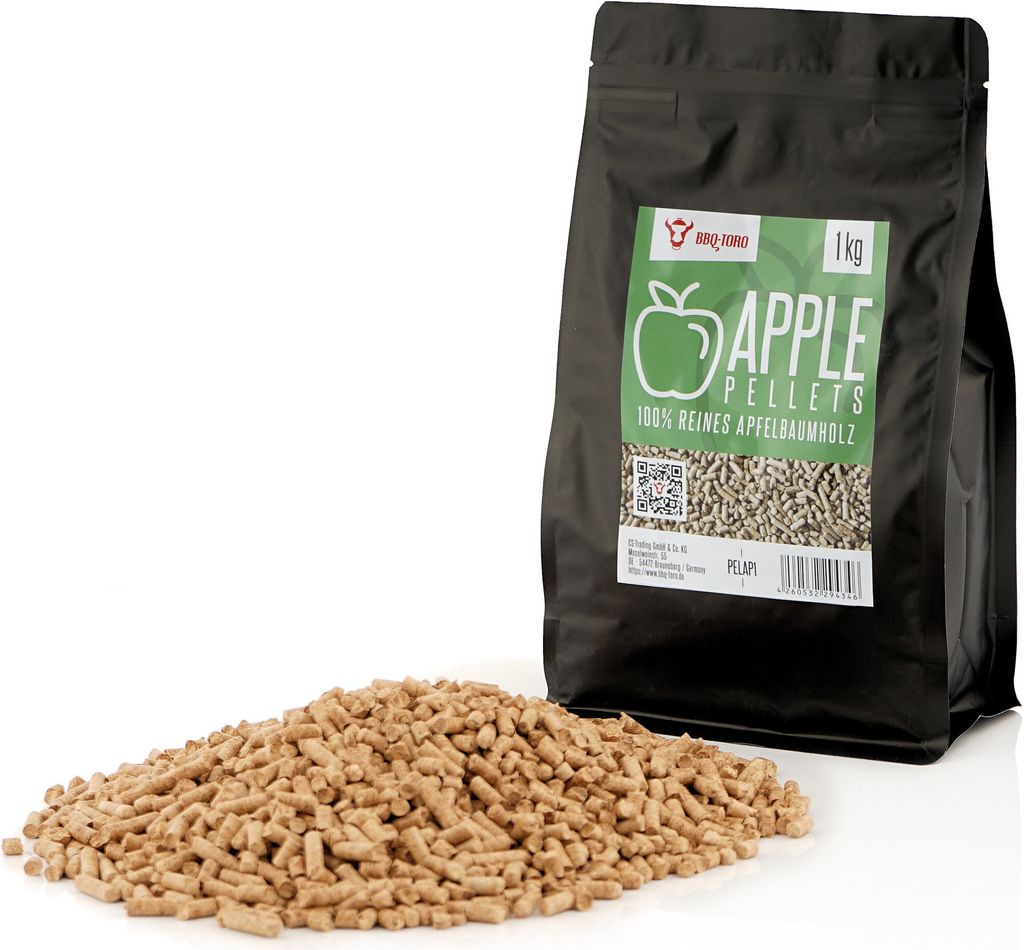 BBQ-Toro Pellets Set aus 100% Fruchtholz, 4 Sorten à 1 kg, Produktbild 2