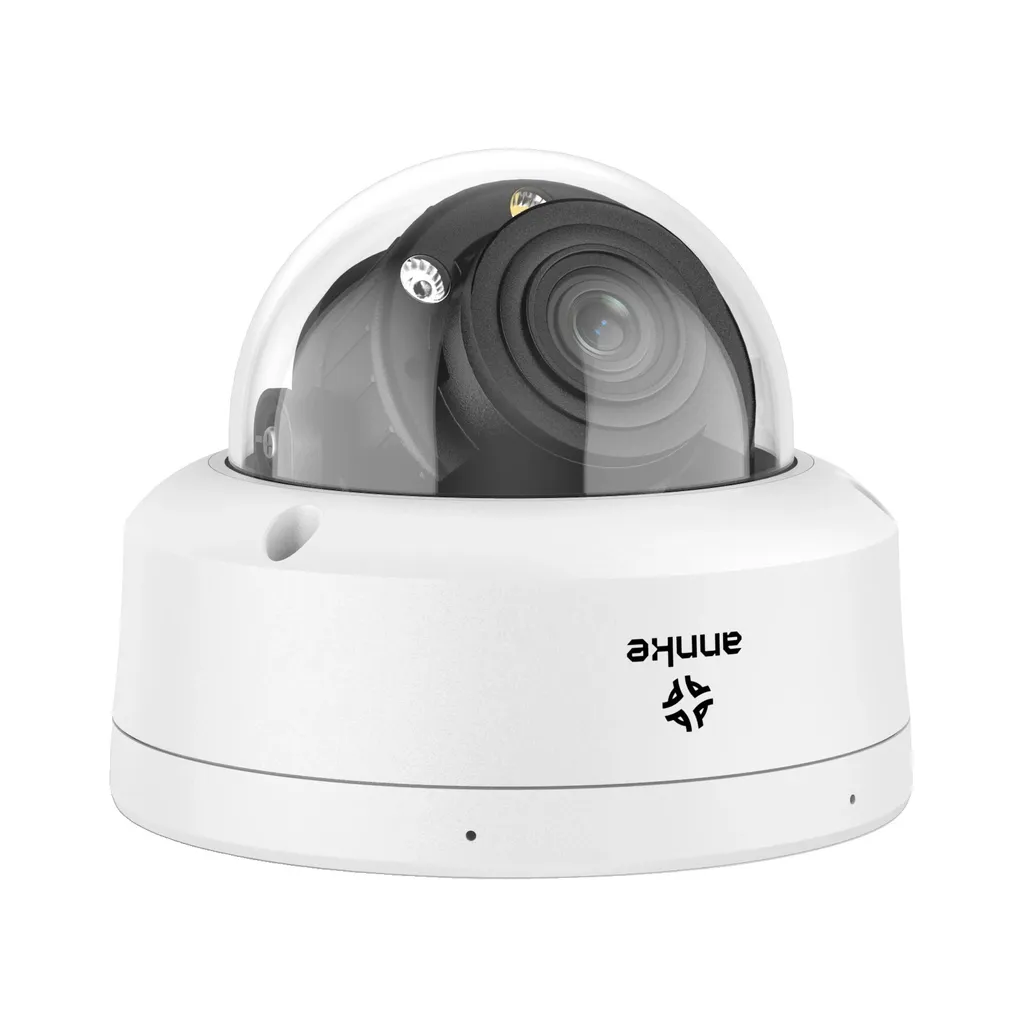 Caméra surveillance 4K 8MP dôme PoE compression H.265+ longue durée