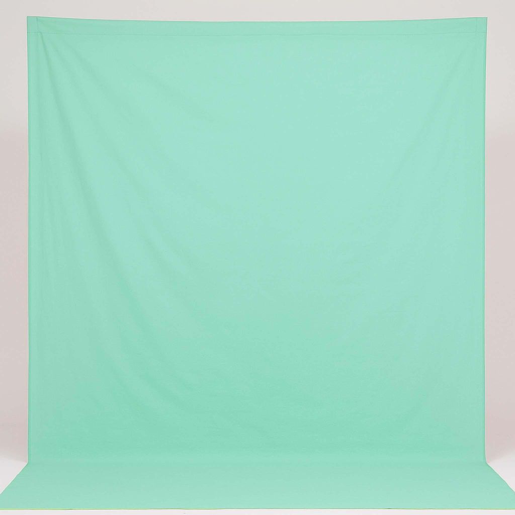 Walimex Sfondo In Tessuto Per Studio 2,85x6m Verde Menta - 100% Cotone Lavabile Per Fotografia E Video