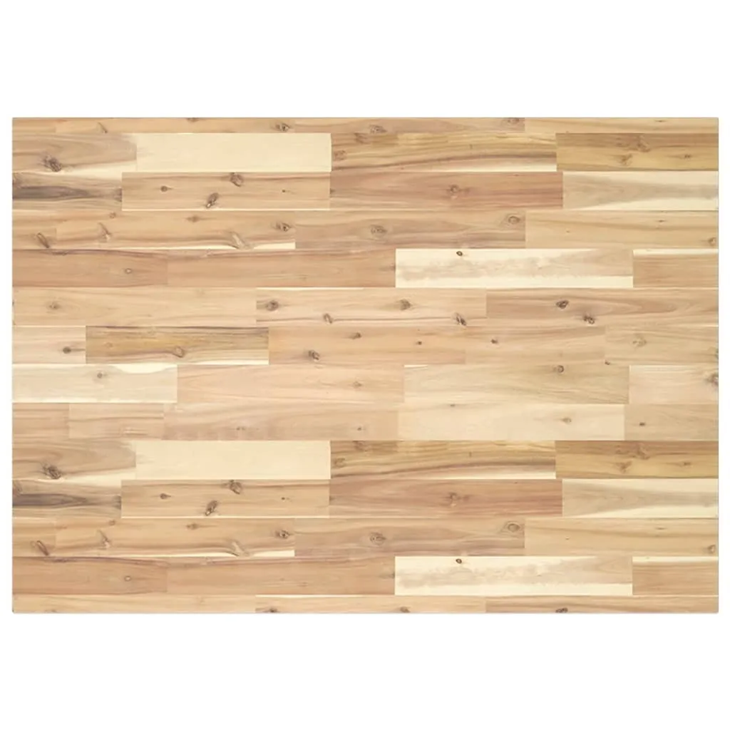 Piano Scrivania Legno Massello Acacia 100x70x2 cm - Miglior Prezzo