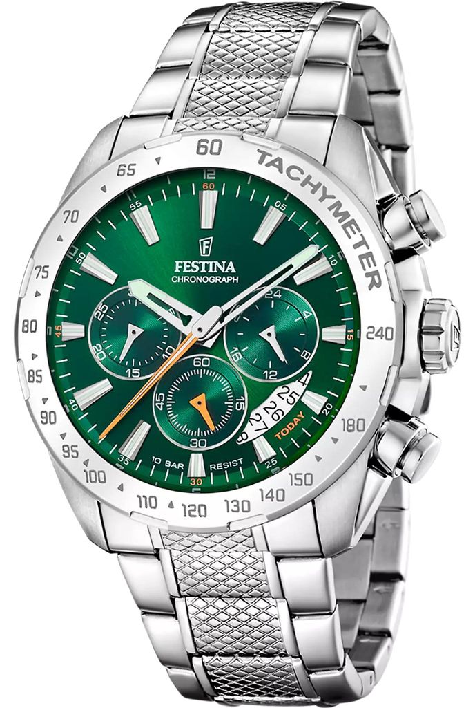 Festina Chronograf Timeless Chronograph Green Obrázok produktu 