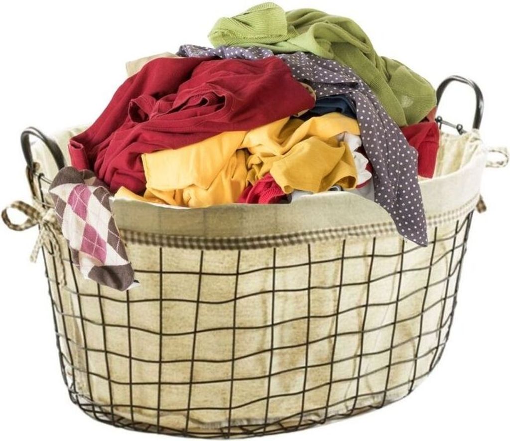 Wäschekorb Wäschesammler Wäschewanne Wäschetonne Wäschebehälter Korb Metall