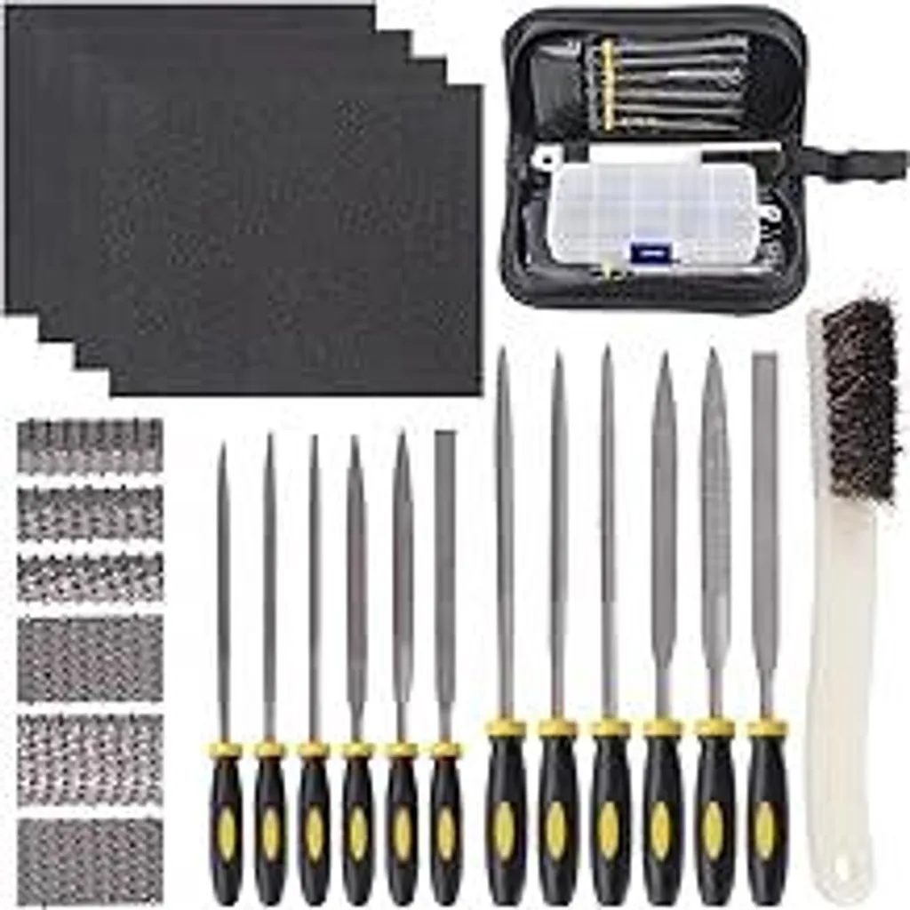 Set 12 Mini Raspe Legno Glarks per Intaglio Gioielli e Modellismo