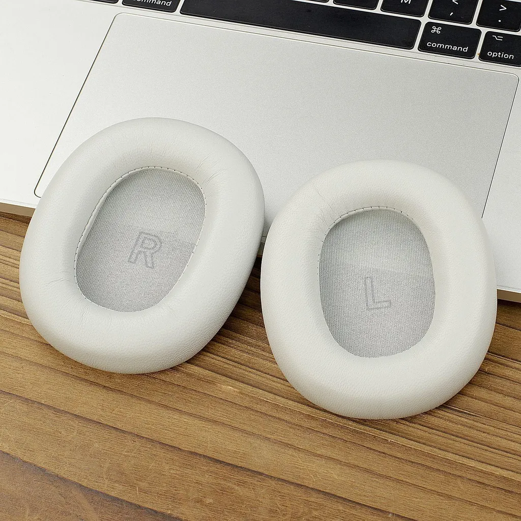 Kit 2 Cuscinetti per B&O H95 - Pelle Agnello e Memory Foam Beige - 7