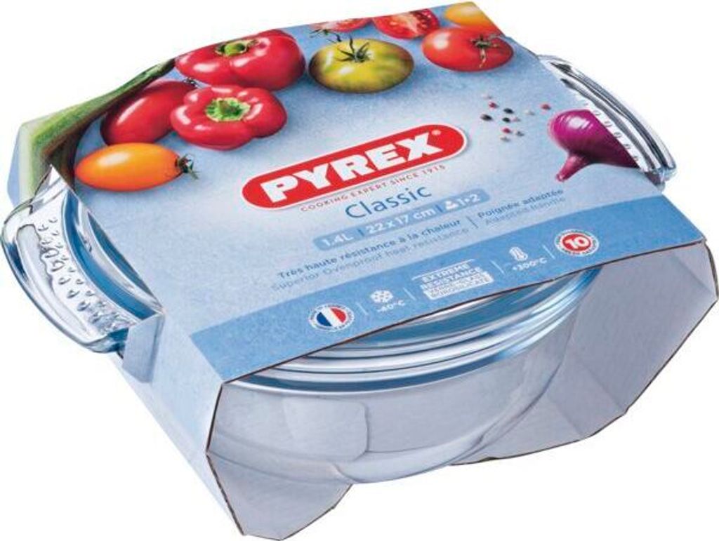 PYREX Kasserolle rund, mit Deckel, Inhalt: 1,00 + 0,30 Produktbild 3