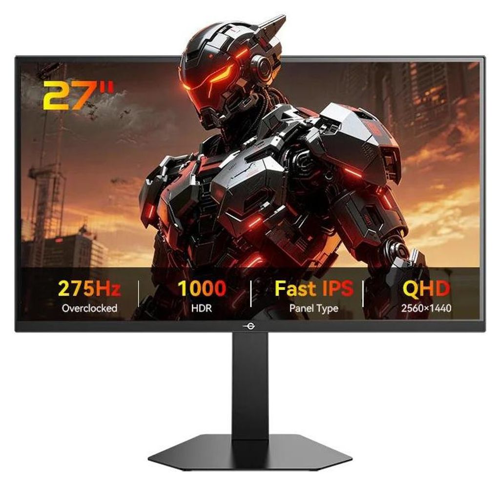 P276MS - Gaming Monitor - QHD 2560 x 1440 - 240 Hz (OC 275 Hz) - Fast IPS 1 ms MPRT - HDR1000 1200 Nits - FreeSync - Höhen- & schwenkbarer Standfuß
