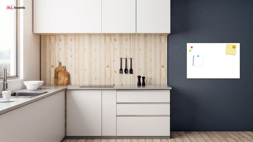 Lavagna Magnetica Bianca 90x60 MetalBoards | Acciaio con Accessori - 15