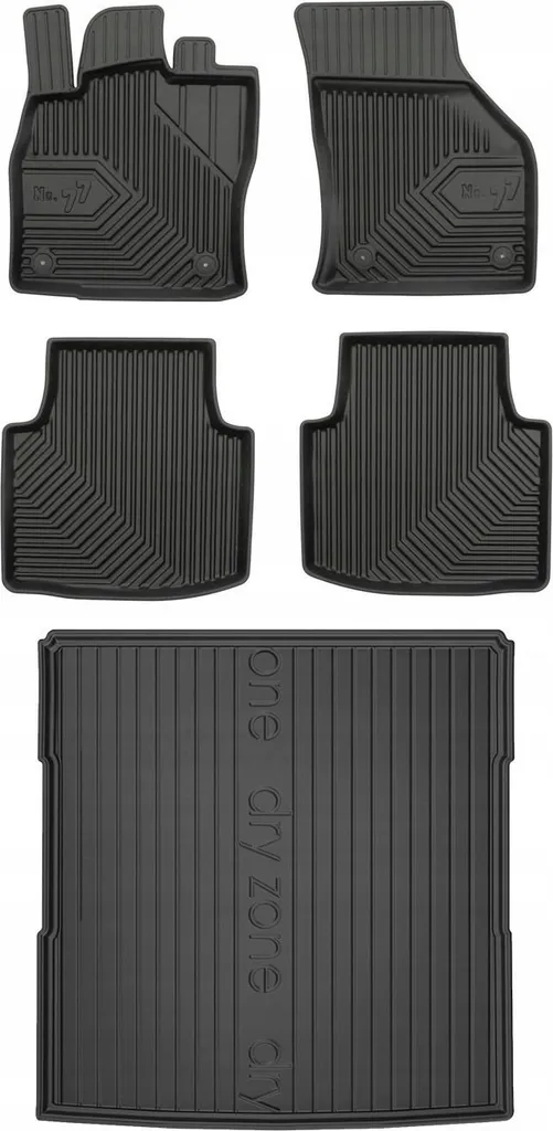 Tappetini 3D Skoda Superb Wagon 2015-2023: Il Set 77 per l'Avventura