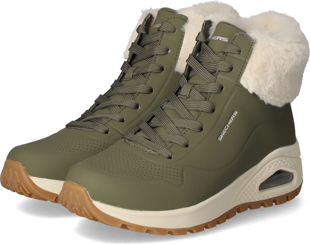 Stivali Skechers UNO RUGGED - FALL AIR, camoscio, verde, Immagine del prodotto 