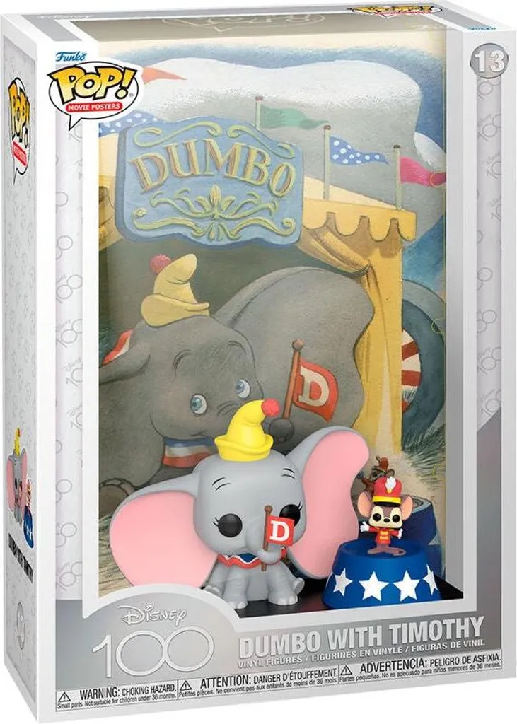 Affiche Dumbo Disney 100e Anniversaire - Impression HD Qualité Musée