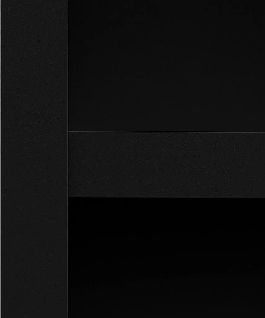 Étagère de présentation d'angle noire pour aménagement de magasin - 5