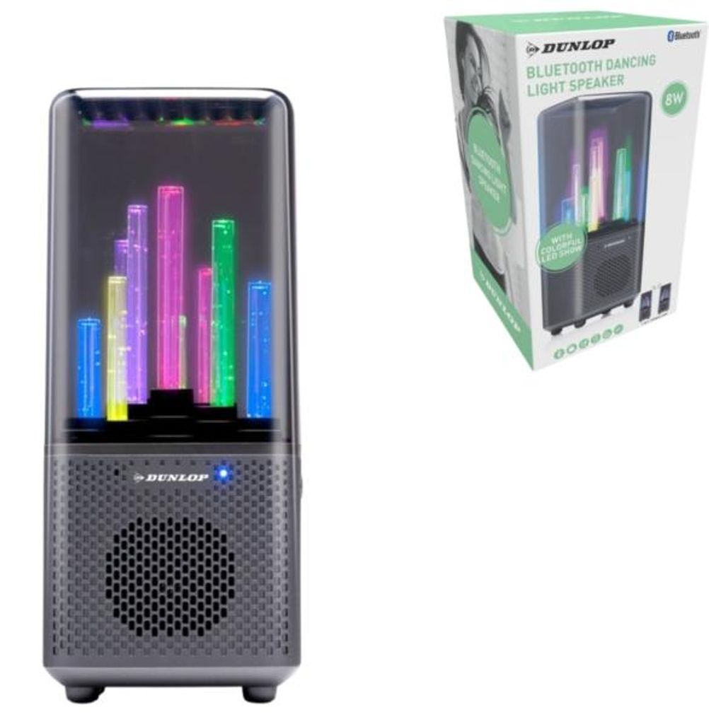 Bluetooth reproduktor Dunlop so svetlom 22 cm Obrázok produktu 