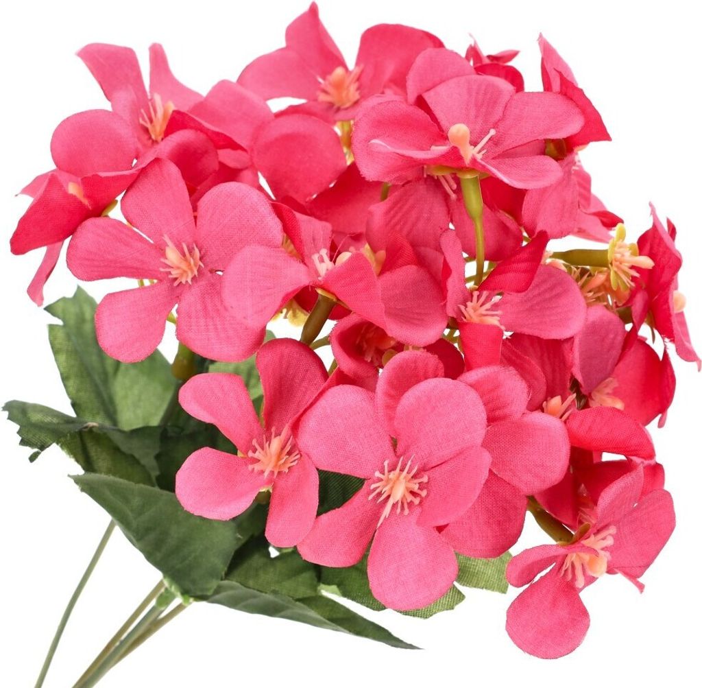 Dekolo Künstliche Blumen Dekorationen Pflanzen Deko Blumensträuße Hortensien Amaranth 30cm