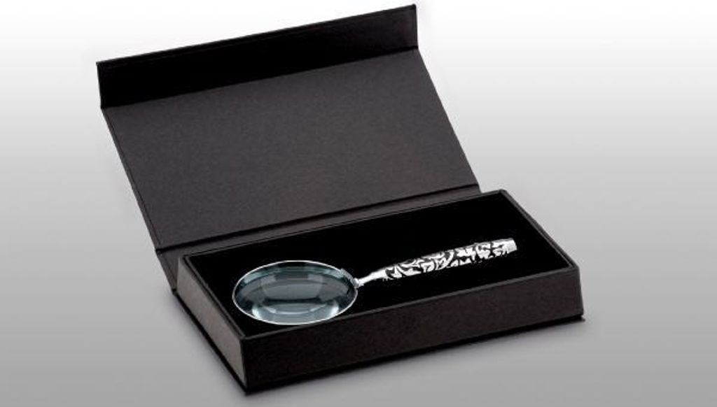 Etui für Lupe Schwarz Kartonage 18,5 x 6,0 x 2,5cm