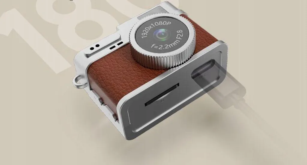 Caméra compacte 1080p XREC X4 2MP avec écran de prévisualisation - Brown - 7