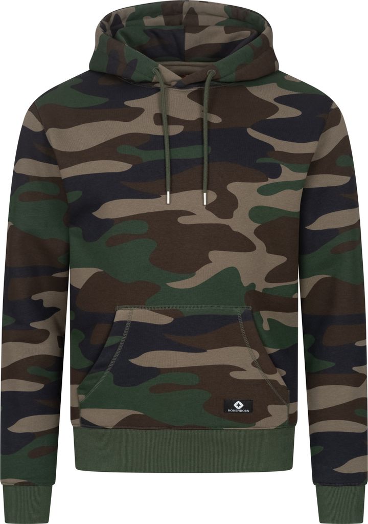 Höhenhorn Janga Hoodie Herren Kapuzen Pullover Camo Grün Produktbild 