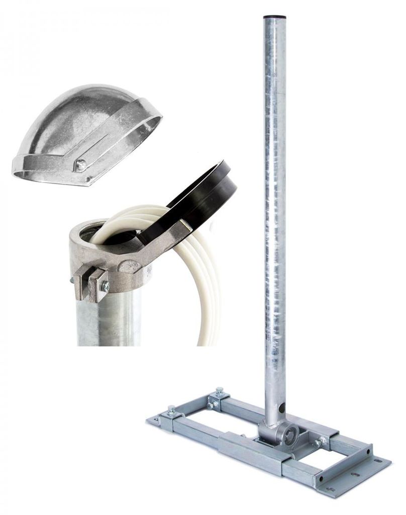 PremiumX DELUXE X130-48 Dachsparrenhalter 130cm SAT Mast Produktbild 