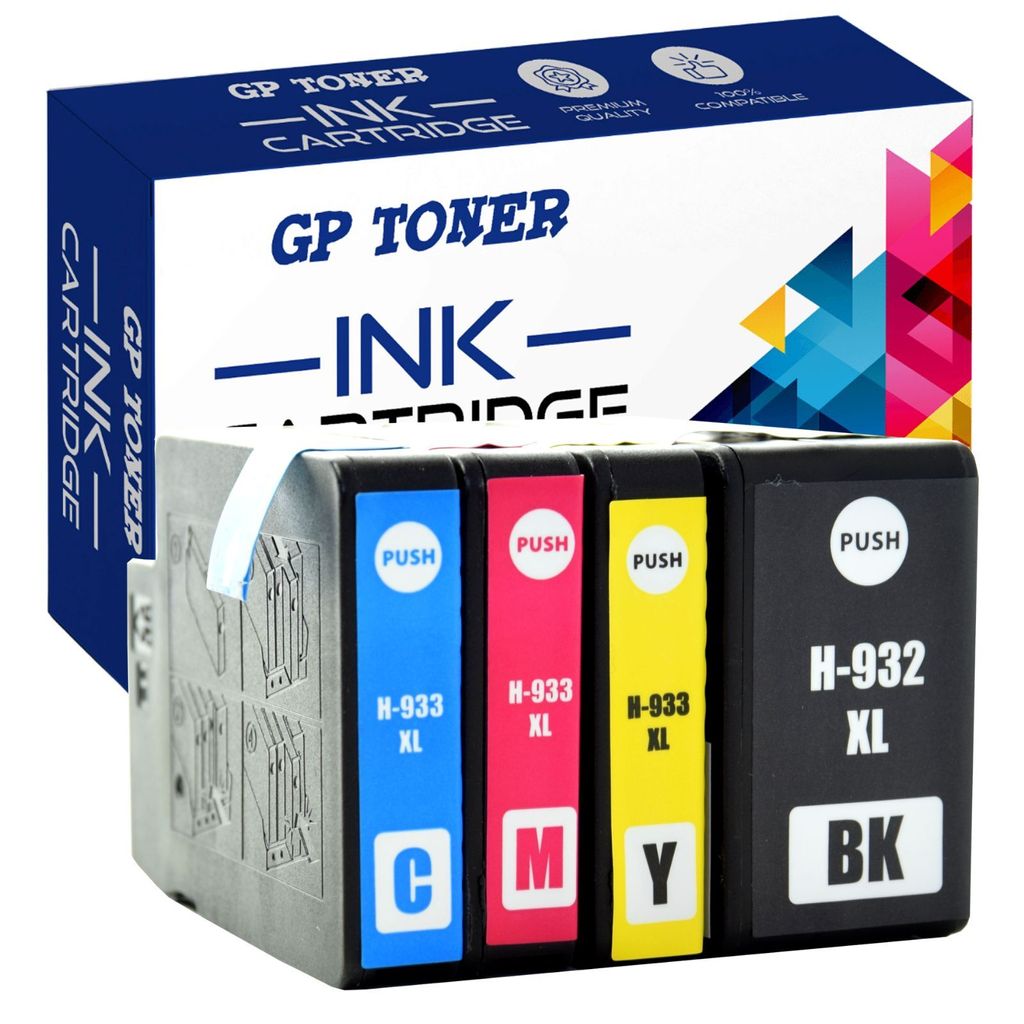 4X Tusze Do Drukarki Hp Officejet 933 Xl 6100 6600 6700 Zdjęcie produktu 