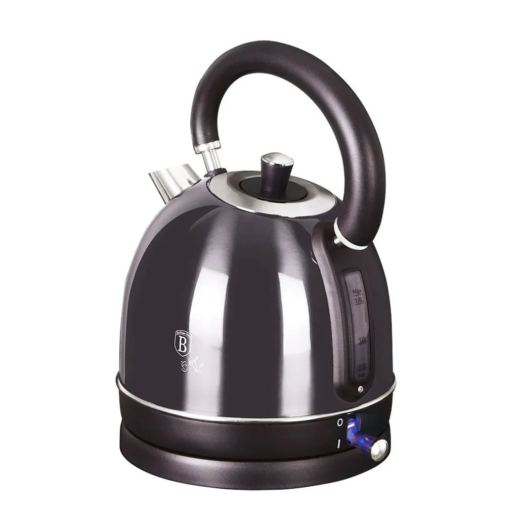 Bouilloire 1,8L Berlinger Haus 46621 à Ébullition Rapide et Design Inox