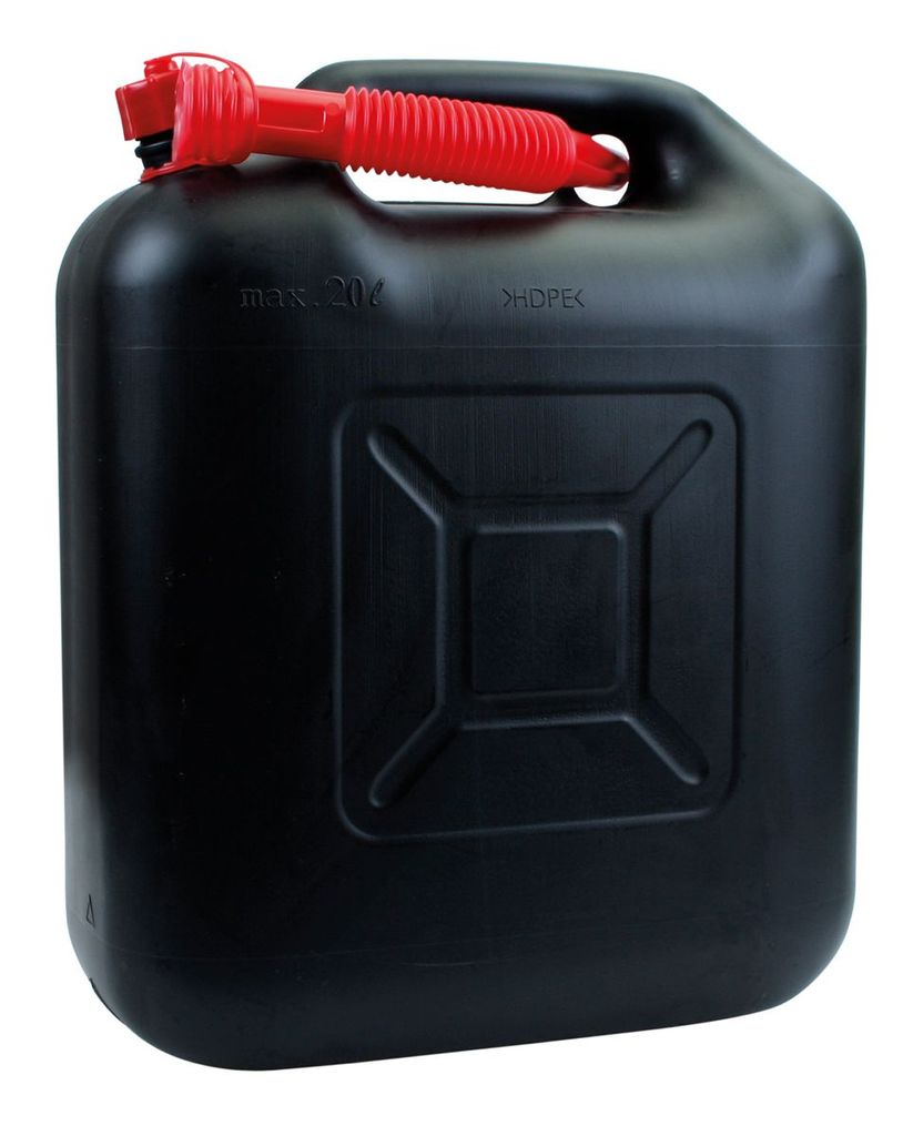 Kraftstoff-Kanister STANDARD 20 L, schwarz, HD-PE, UN-Zulassung