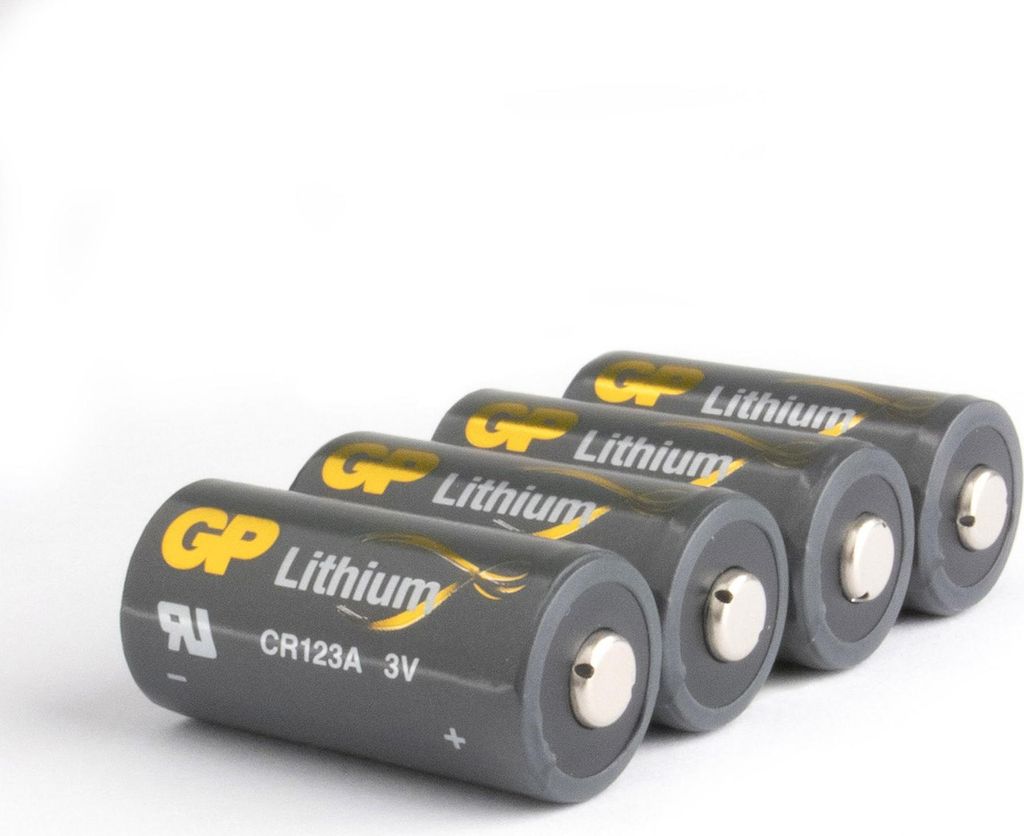 CR123A Batterie GP Lithium 4 Stück