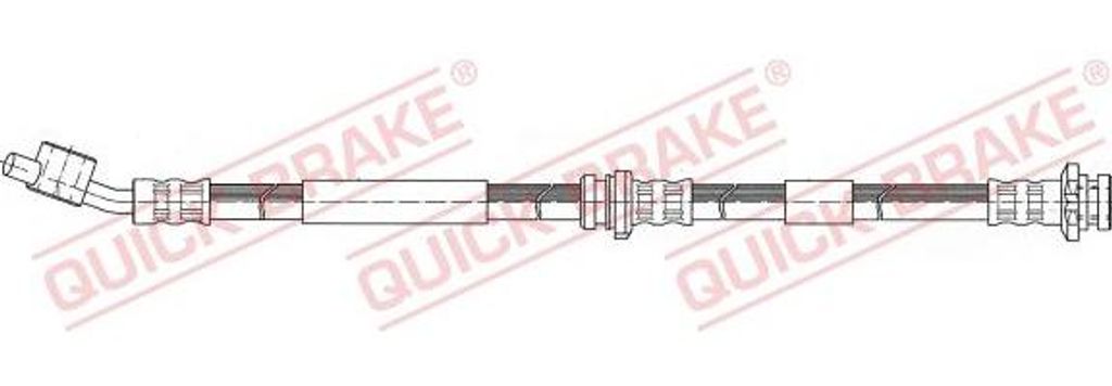 QUICK BRAKE 58.970 Bremsschlauch OE 462102F002 kompatibel mit Primera