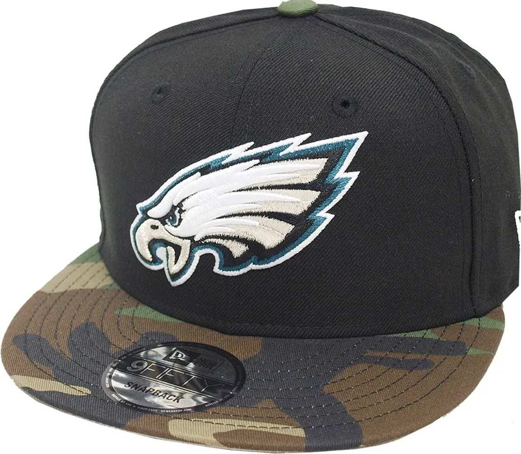Cappellino Philadelphia Eagles New Era 950 Nero Camo Snapback NFL - 1
